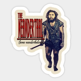 The Neanderthal Male Sticker